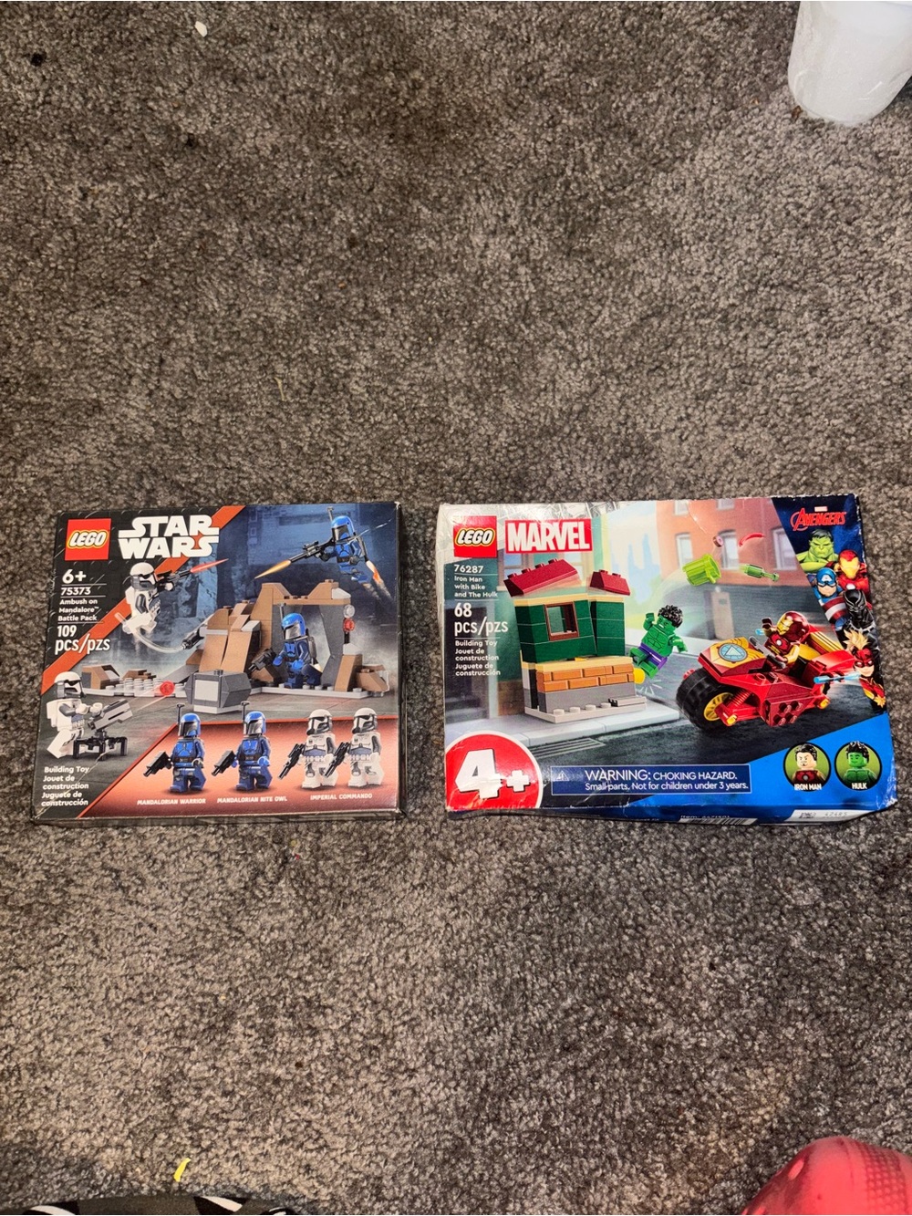 Lego Star Wars & Lego Marvel Brick Set Duo LOT OF 2 FOR 25$🔥